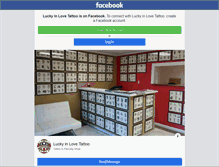 Tablet Screenshot of luckyinlovetattoo.com